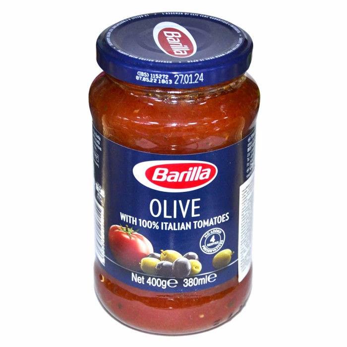 Соус Barilla Оливковый 400гр ст/б