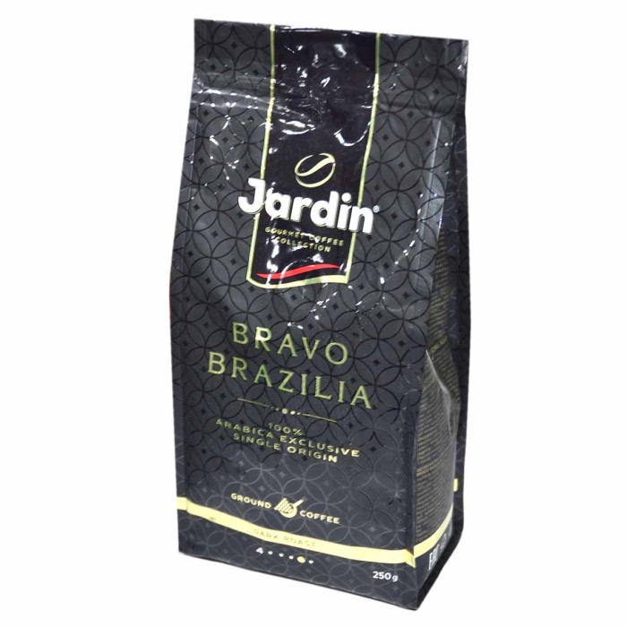 Кофе Jardin Bravo Brazilia жареный молотый 250гр м/у