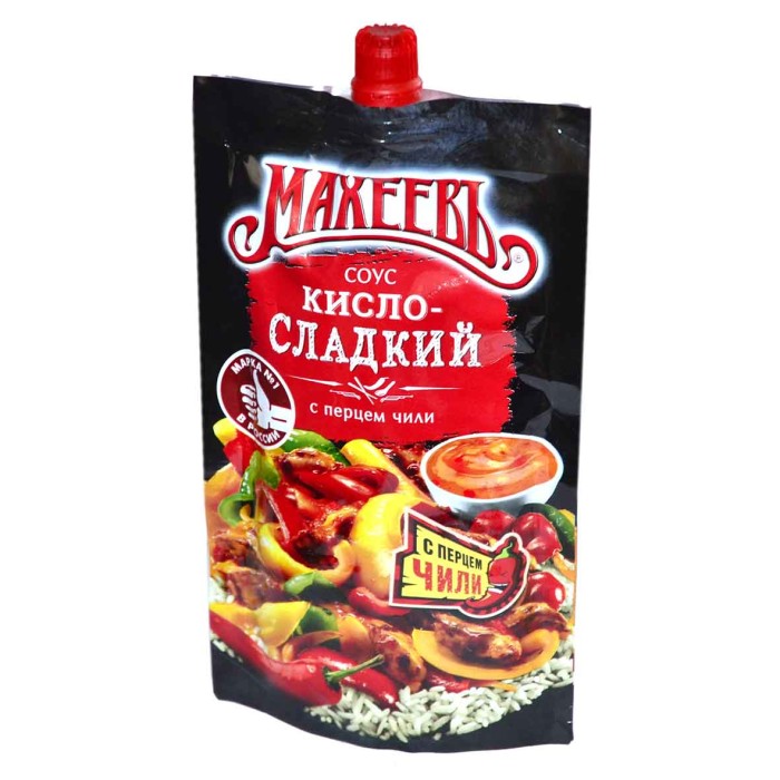 Соус Махеевъ Кисло-сладкий деликатесный 230гр д/п