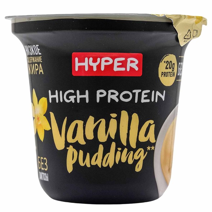 Пудинг Ehrmann ваниль 1,5% 200гр пэт