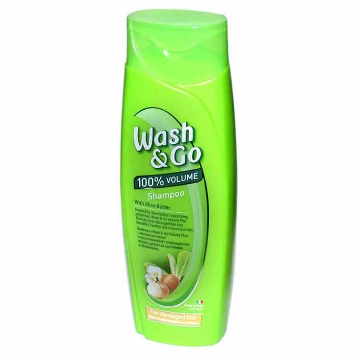 Шампунь для волос Wash&Go с маслом ши для поврежденных волос 200мл пэт