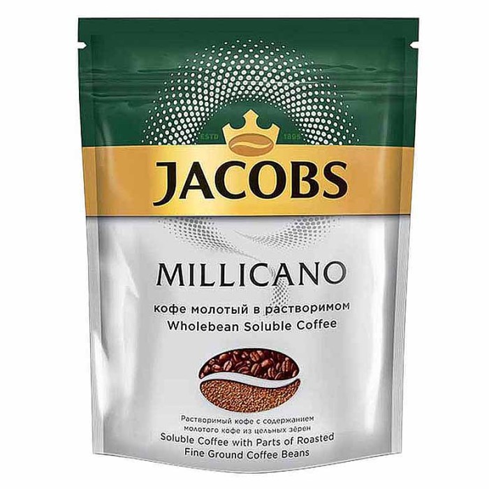 Кофе Jacobs Millicano сублим раст 75гр д/п