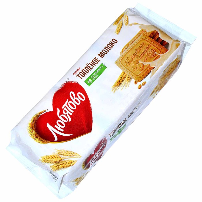 Печенье Любятово с топленым молоком 267гр м/у