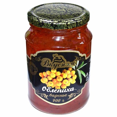 Варенье Вкуснэль облепиха 900гр ст/б