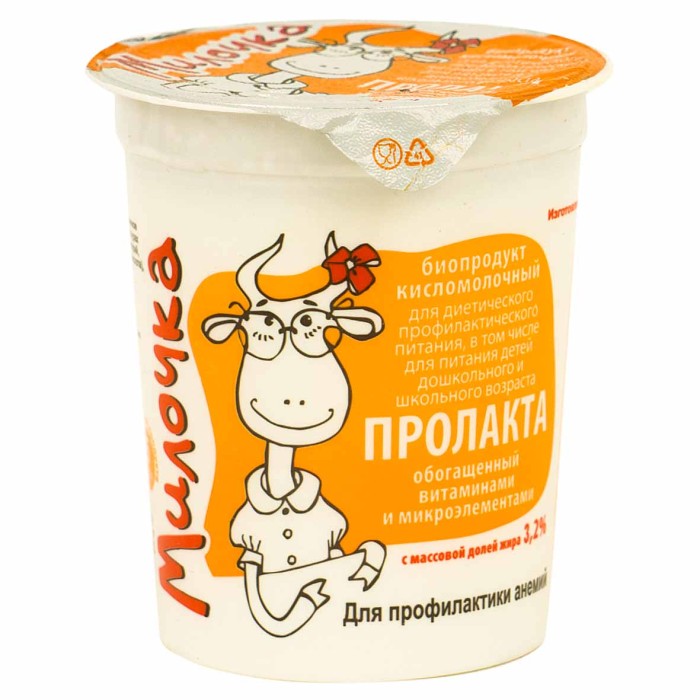 Пролакта Милочка 3,2% с 3лет БЗМЖ 200гр пэт