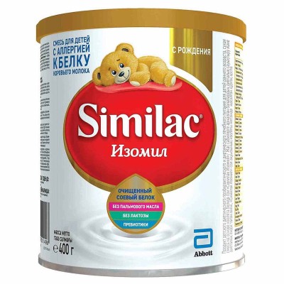 Смесь Similac Isomil молочная с 0мес 400гр ж/б