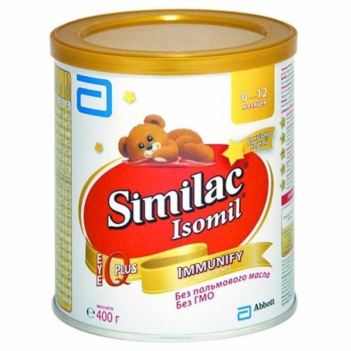 Смесь Similac Isomil молочная с 0мес 400гр ж/б