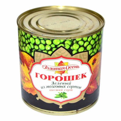 Горошек зеленый Золотая осень в/с 425мл ж/б