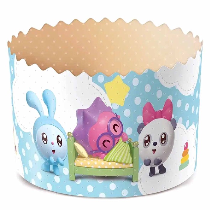 Набор бумажных форм Домашняя кухня Малышарики для кулича 3шт арт71285