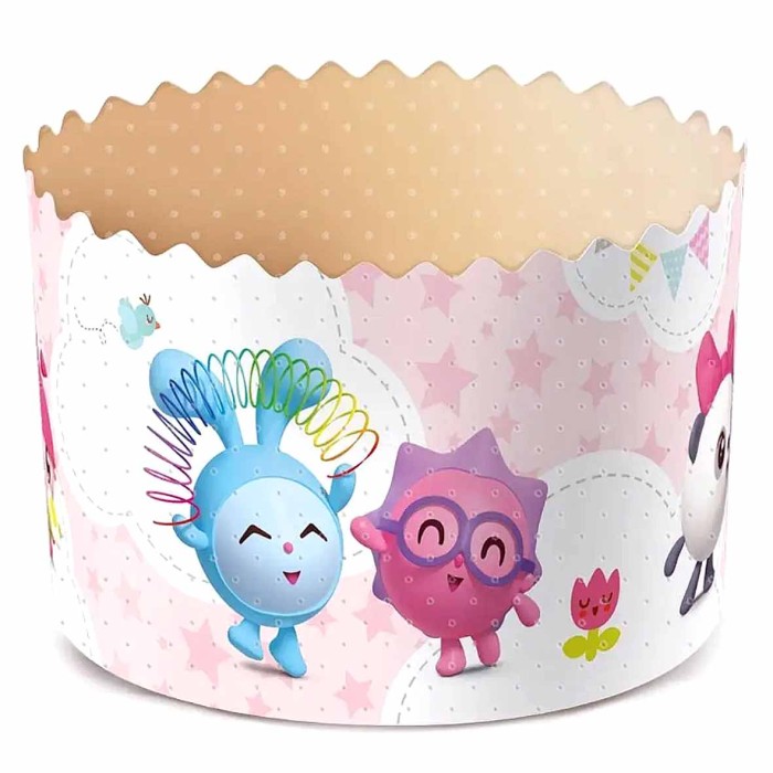 Набор бумажных форм Домашняя кухня Малышарики для кулича 3шт арт71285