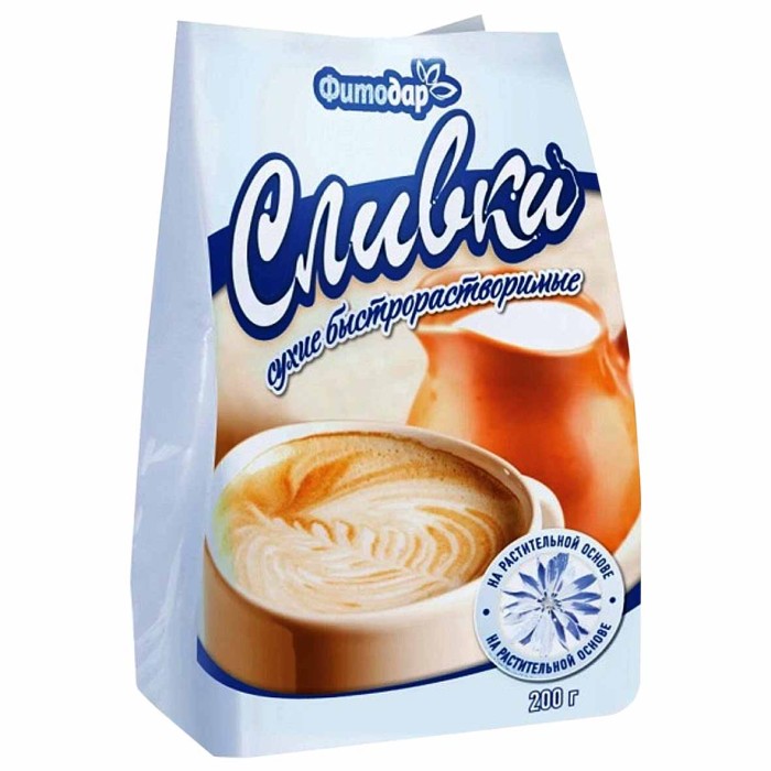 Сливки сухие Фитодар 200гр м/у