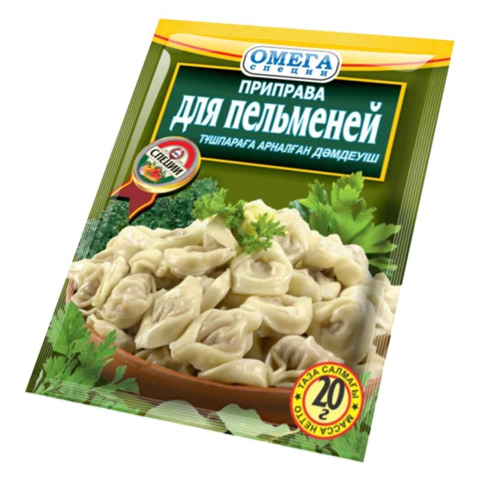 Приправа Омега для пельменей 20гр м/у