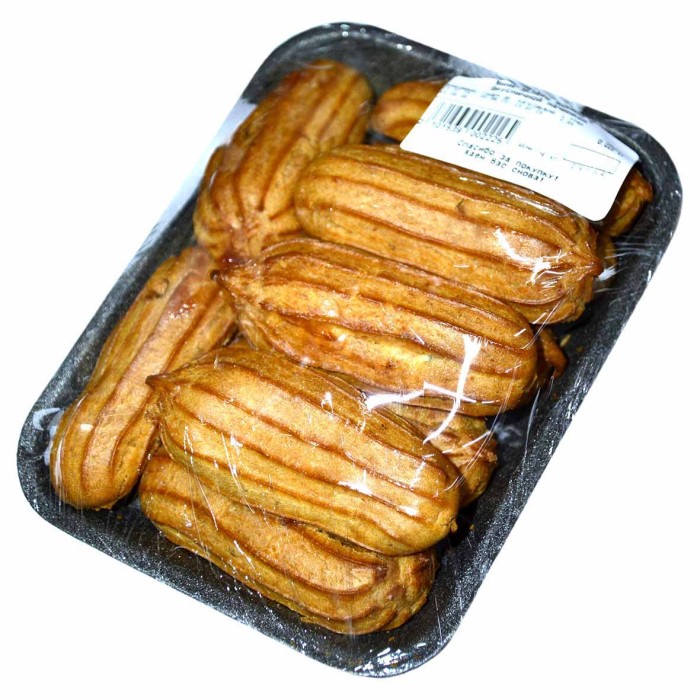 Мини-эклеры Яшкино с брусничной начинкой