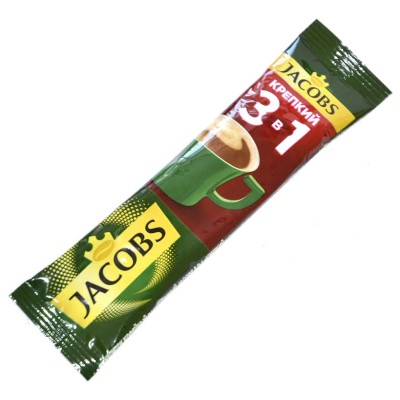 Кофе Jacobs крепкий 3в1 13,5гр м/у