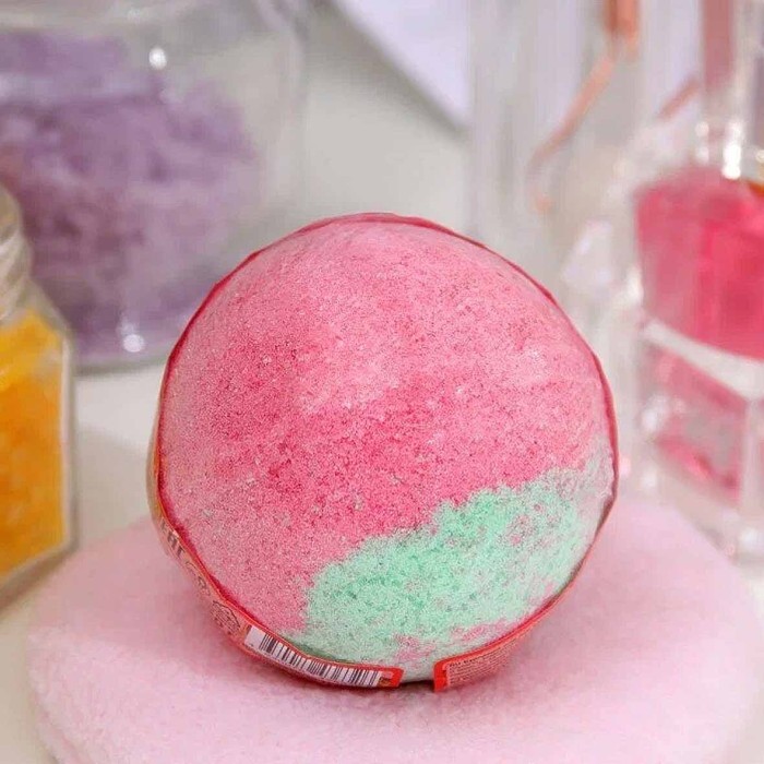 Шар бурлящий Happy Все будет клубнично 130гр