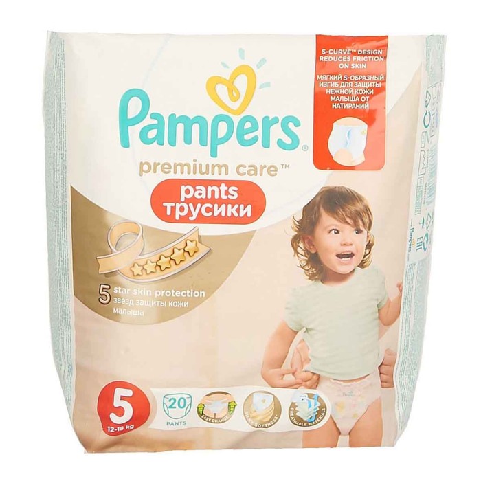 Подгузники-трусики Pampers Premium Care Pants Junior 20шт м/у