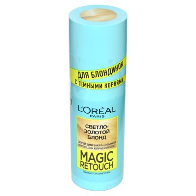 Спрей-тоник для волос Loreal Magic Retouch Блонд для темных корней 100мл пэт