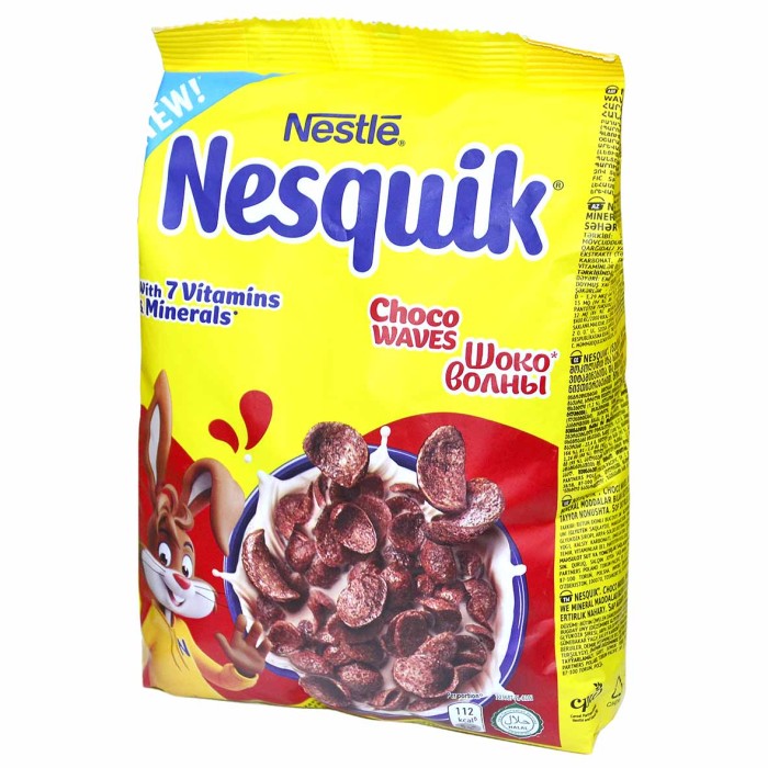 Завтрак готовый Nesquik Choco waves 210гр м/у