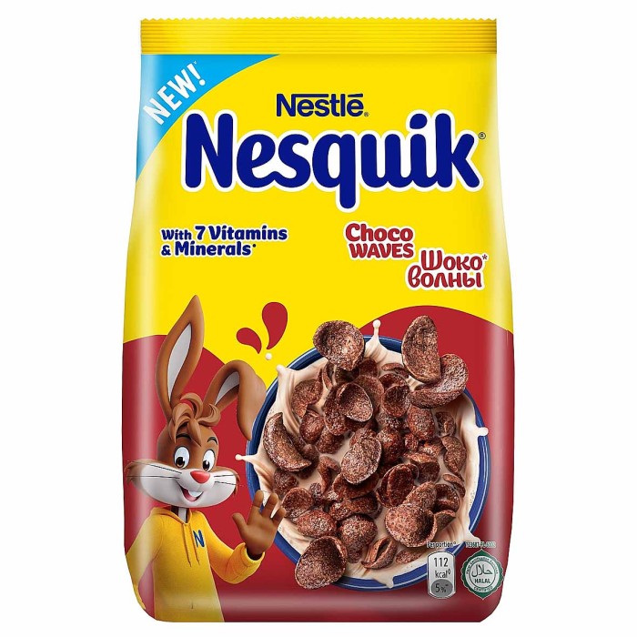Завтрак готовый Nesquik Choco waves 210гр м/у