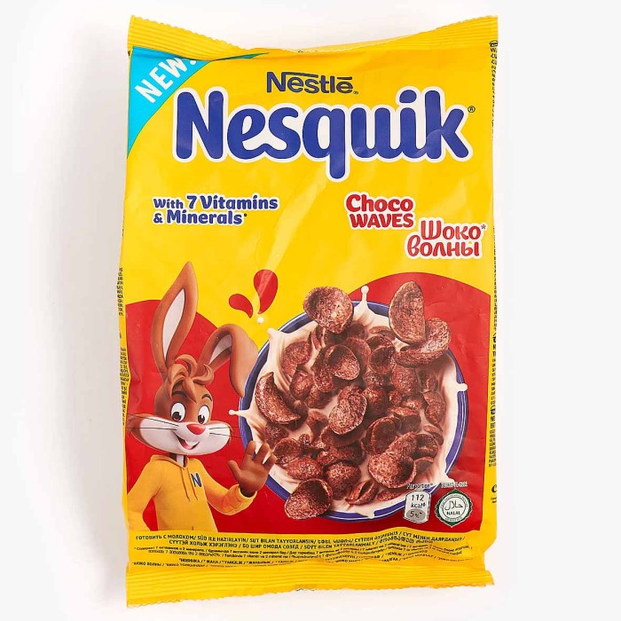 Завтрак готовый Nesquik Choco waves 210гр м/у