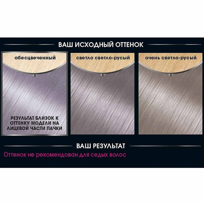 Краска для волос Garnier Olia 9.11 Дымчатое серебро к/у