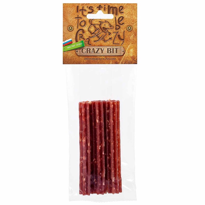 Лакомство для собак Crazy Bit утка 60гр м/у