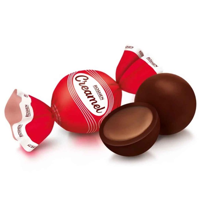Конфеты Roshen Creamel с ореховой начинкой