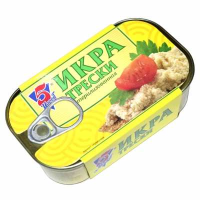 Икра 5 Морей трески 120гр ж/б ключ