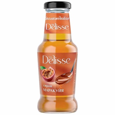 Сироп Delisse десертный со вкусом маракуйя 250мл ст/б