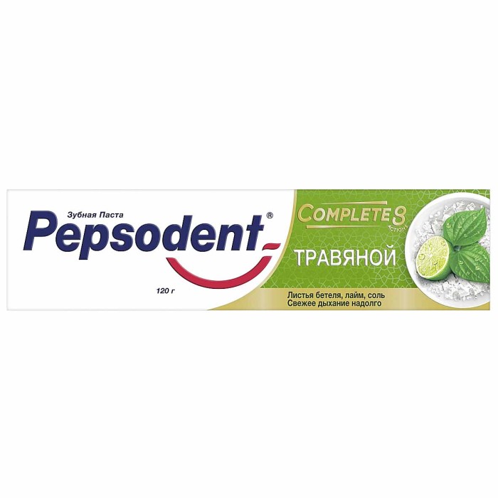 Паста зубная Pepsodent Complete 8 травяной 120гр