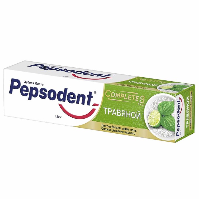 Паста зубная Pepsodent Complete 8 травяной 120гр