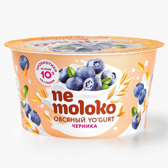Десерт Nemoloko овсяный с черникой 130гр пэт