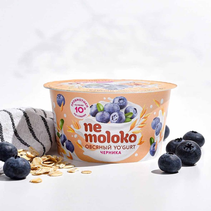 Десерт Nemoloko овсяный с черникой 130гр пэт