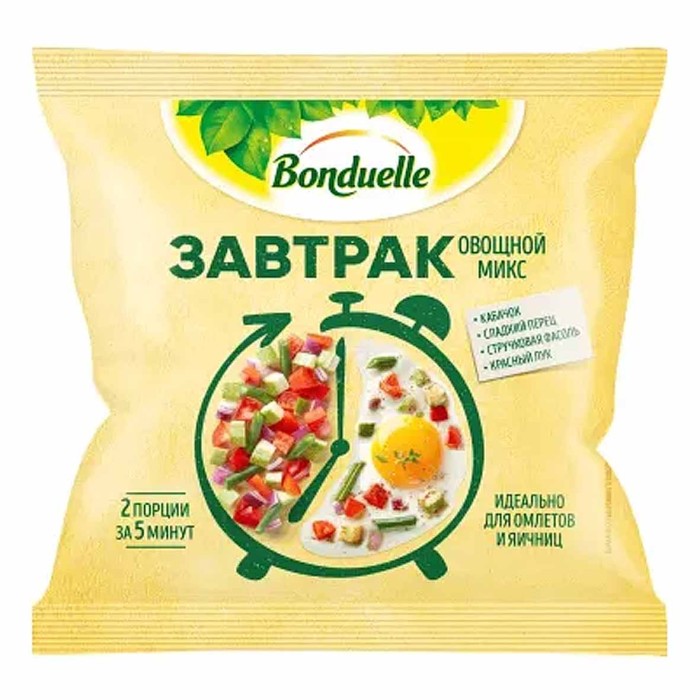 Смесь овощная Bonduelle Завтрак с кабачком 200гр м/у