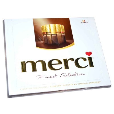Конфеты Merci Finest Selection темный шоколад 250гр к/у