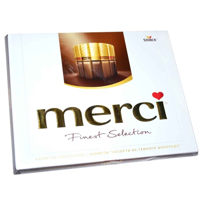 Конфеты Merci Finest Selection темный шоколад 250гр к/у