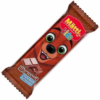 Батончик мюсли Mätti Kids Злаковый шоколад 24гр м/у