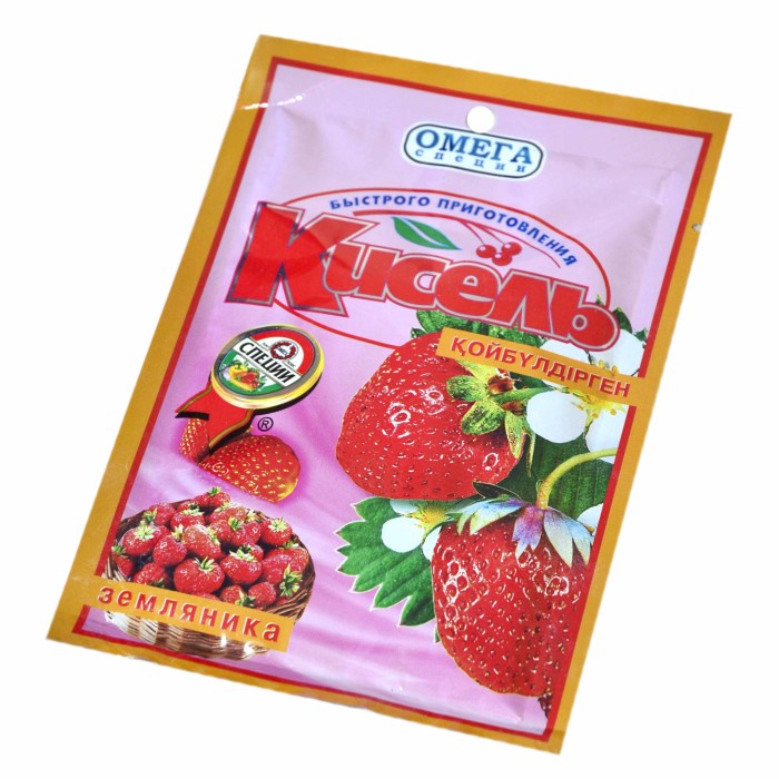 Кисель Омега земляника 90гр м/у