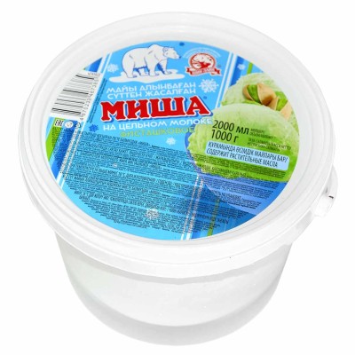 Мороженое Миша Фисташка 1000гр ведро