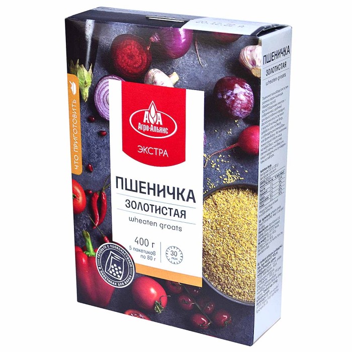 Крупа пшеничная Агро-Альянс 5*80гр к/у