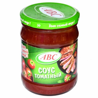 Соус АВС  томатный 500гр ст/б