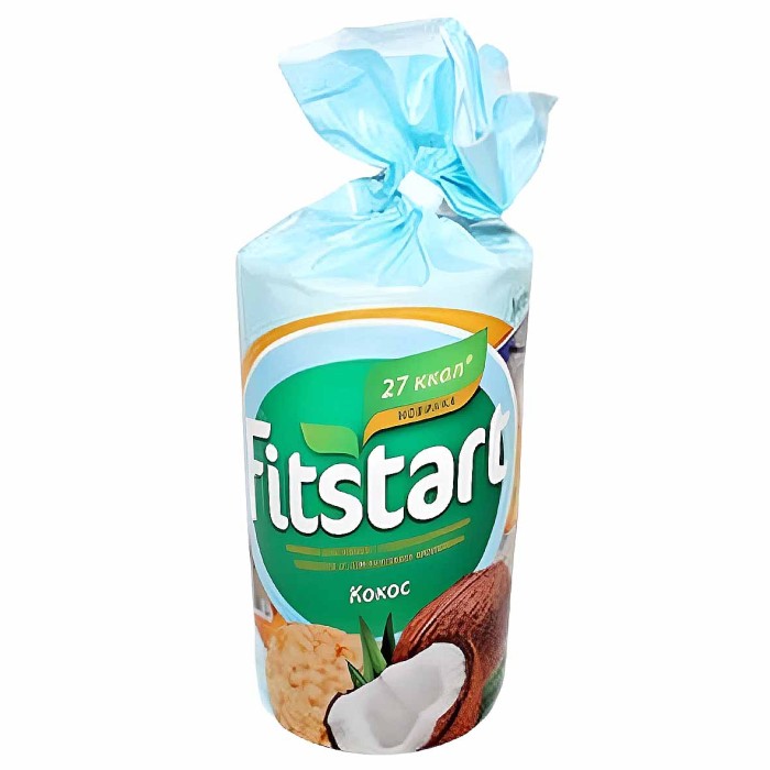 Хлебцы Fitstart рисовые Кокос 100гр м/у