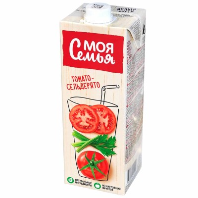 Нектар Моя семья томатный с экстрактом сельдерея 0,95л т/п