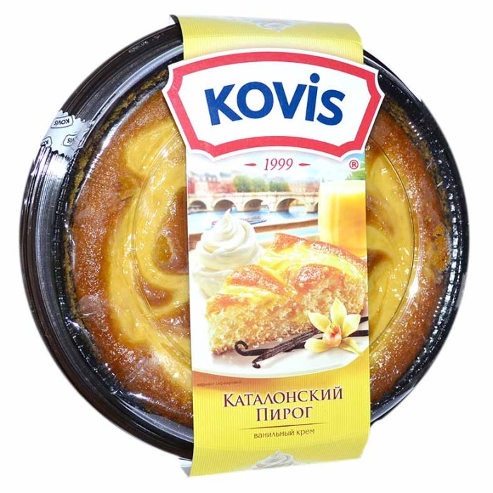 Пирог Kovis бисквит ванильный 400гр