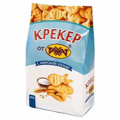 Крекер Рахат с морской солью 400гр м/у