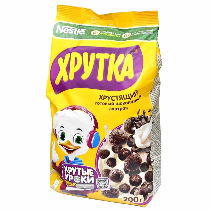 Завтрак готовый Хрутка шоколад  200гр м/у
