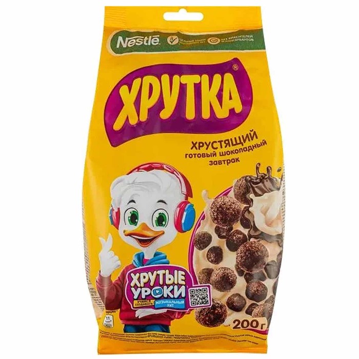 Завтрак готовый Хрутка шоколад  200гр м/у