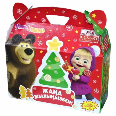 Подарок новогодний Common Market Сумочка Маша и Медведь 500гр к/у