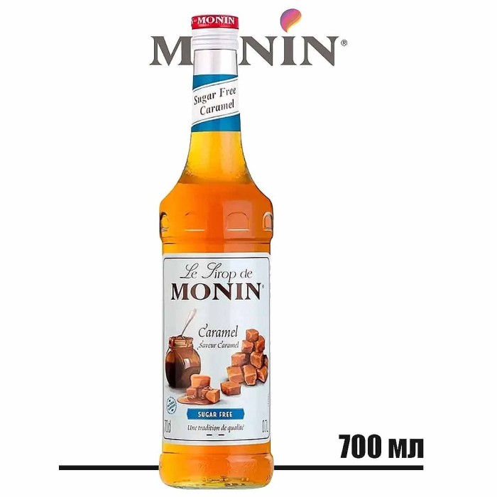 Сироп Monin Карамель без сахара 700мл ст/б