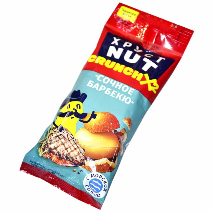 Арахис ХрустNUT в хрустящей корочке Барбекю 60г м/у